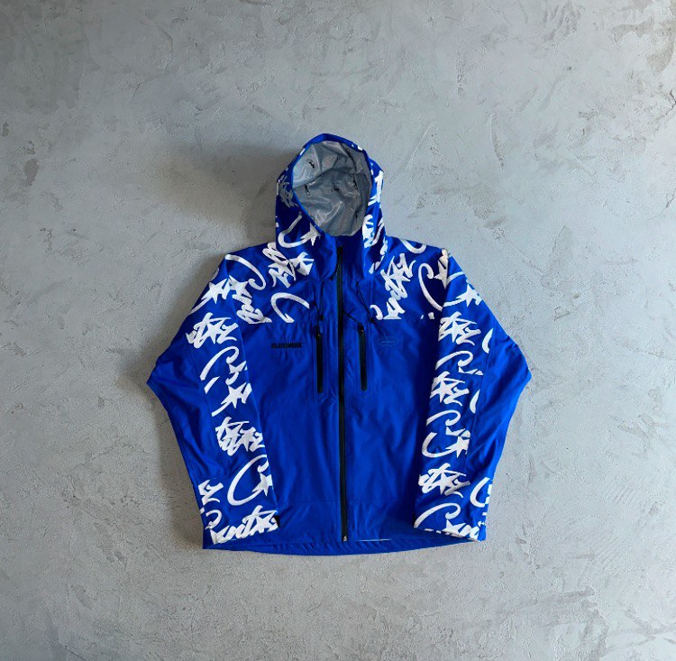 Corteiz Elitework Shell Jacket Crtz Waterproof Coat Royal Blue