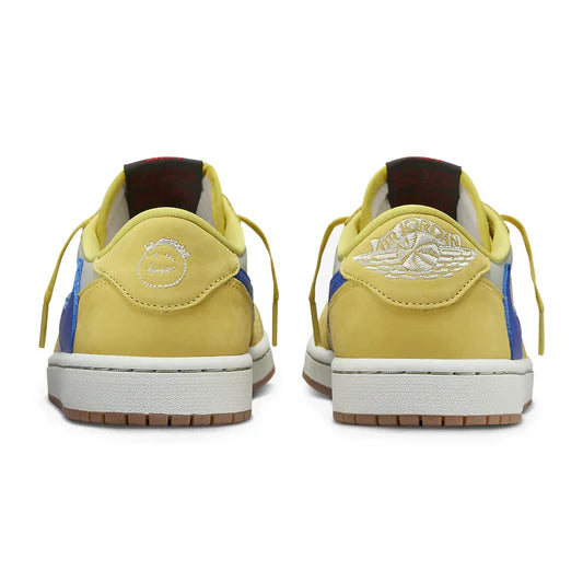 Travis Scott x Air Jordan 1 Retro Low OG Canary (W) - The Sneaker Dept