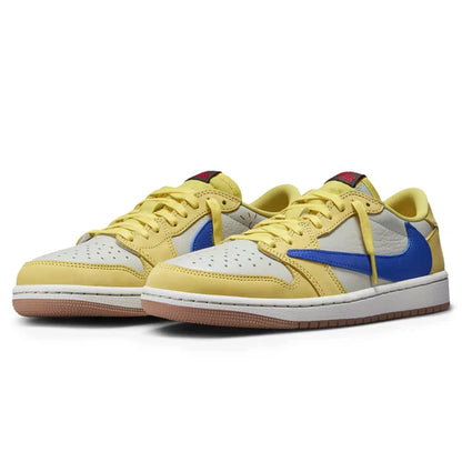 Travis Scott x Air Jordan 1 Retro Low OG Canary (W) - The Sneaker Dept